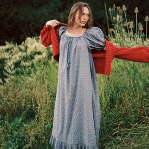 NWOT Christy dress calico blues